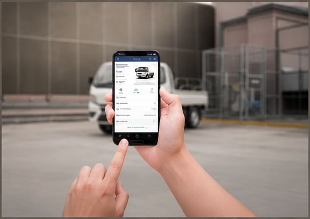 Forland ET5 electric truck connected mobile app